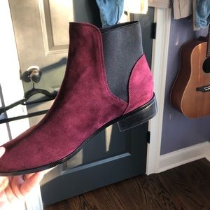 Size 7 Aldo Velvet Booties